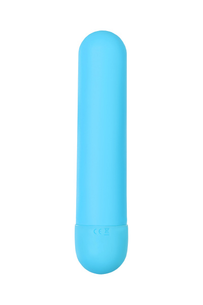 Вибропуля A-toys MURR, силикон, голубой, 10 см