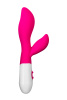 Вибратор с клиторальным стимулятором TOYFA A-Toys  LILU, силикон, розовый, 20 см